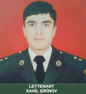 Leytenant Sahil Həsrət oğlu Şirinov
